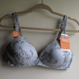 NWT Warner's 40B Gray wire free bra
